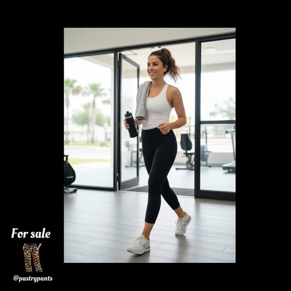 Lululemon Run Inspire Crop Legging Black sz 4 EUC - Picture 1 of 4